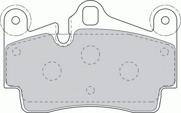 set placute frana,frana disc 2
