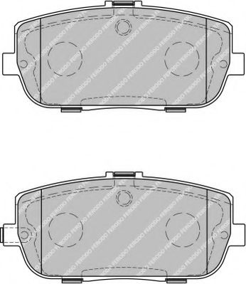 set placute frana,frana disc 2