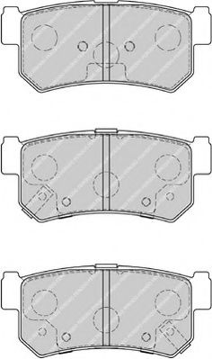 set placute frana,frana disc 2