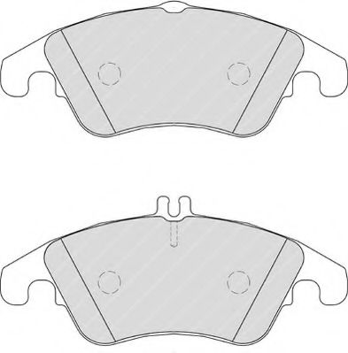 set placute frana,frana disc 2