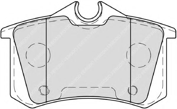 set placute frana,frana disc 2