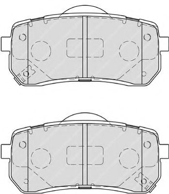 set placute frana,frana disc 2