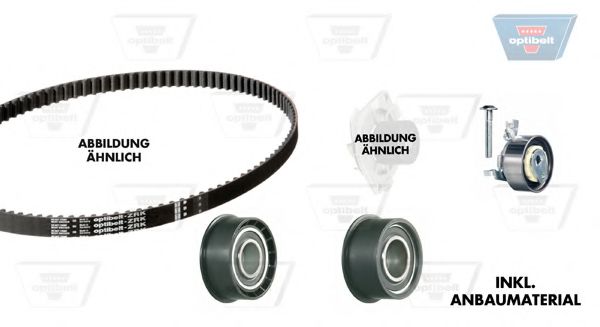 Set pompa apa + curea dintata 4