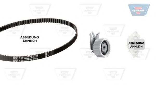 Set pompa apa + curea dintata 2