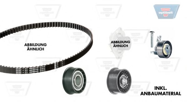 Set pompa apa + curea dintata 5