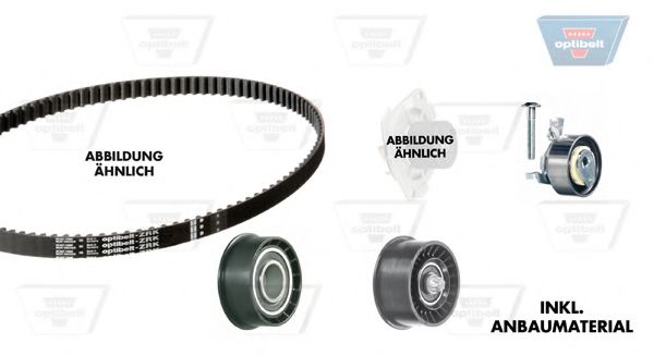 Set pompa apa + curea dintata 5