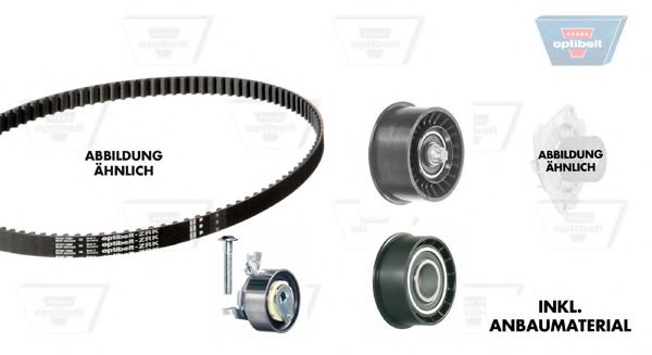 Set pompa apa + curea dintata 4