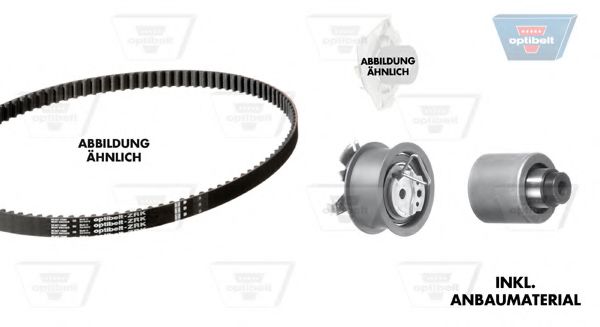 Set pompa apa + curea dintata 5