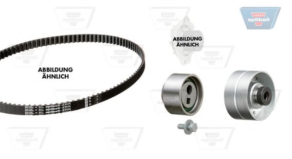Set pompa apa + curea dintata 2