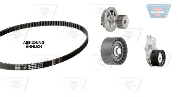 Set pompa apa + curea dintata 3