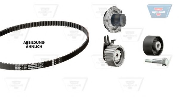 Set pompa apa + curea dintata 3