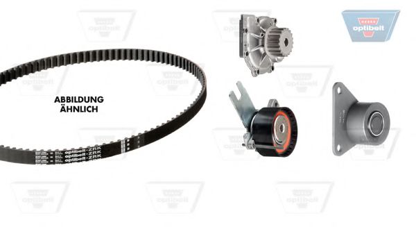 Set pompa apa + curea dintata 2