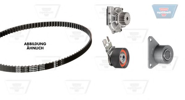 Set pompa apa + curea dintata 2