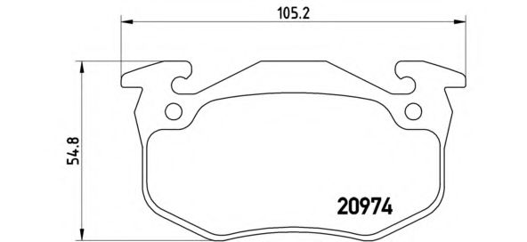 07.B315.13 Set placute frana de performanta BREMBO 