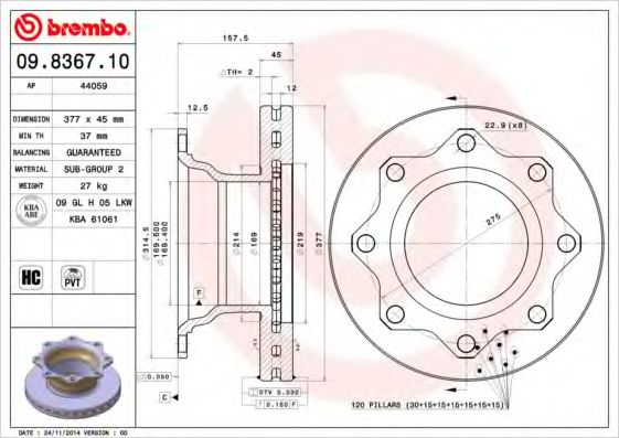 Disc frana