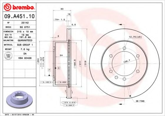 Disc frana