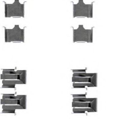 Set accesorii, placute frana