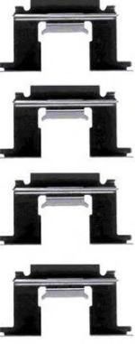 Set accesorii, placute frana