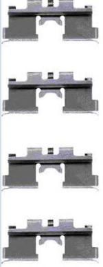 Set accesorii, placute frana