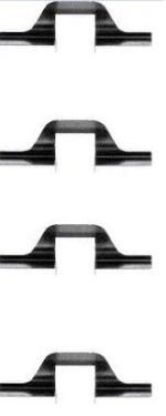 Set accesorii, placute frana