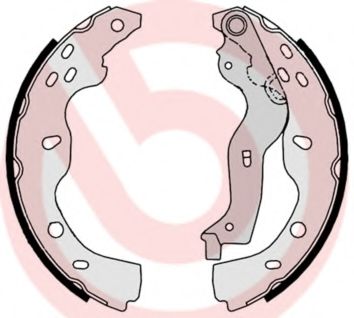 S 23 532 Set saboti frana BREMBO 