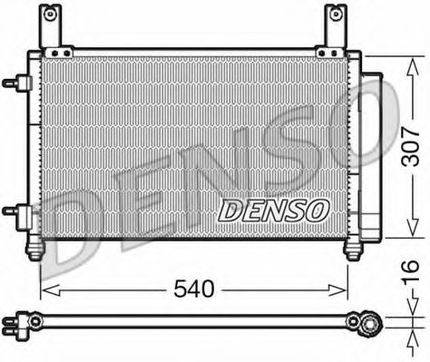 DCN15004 Condensator, climatizare DENSO 