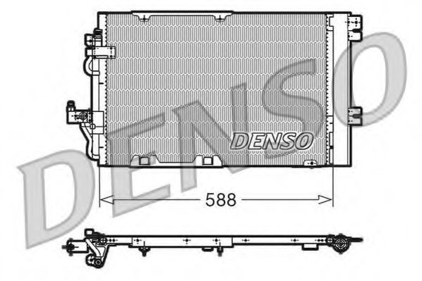 DCN20011 Condensator, climatizare DENSO 