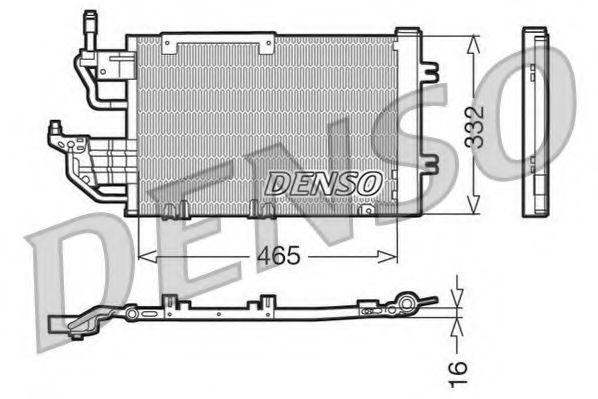 DCN20013 Condensator, climatizare DENSO 