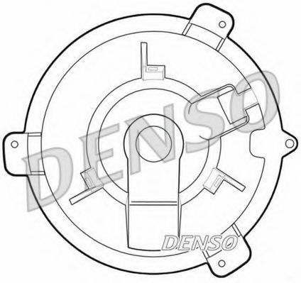 DEA09041 Ventilator, habitaclu DENSO 