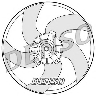 DER21011 Ventilator, radiator DENSO 