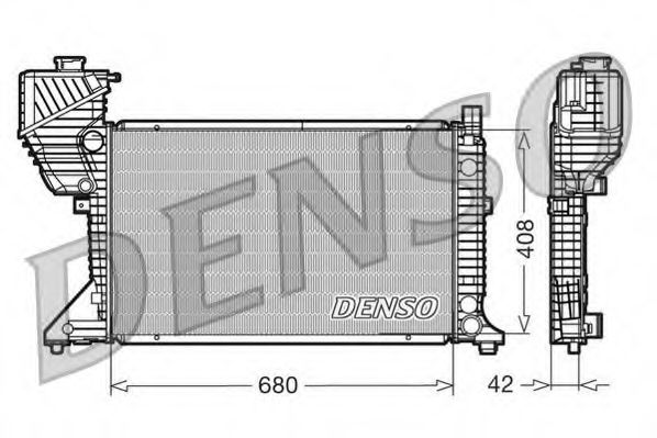 DRM17011 Radiator, racire motor DENSO 