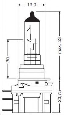 64176 Bec, far faza lunga OSRAM 