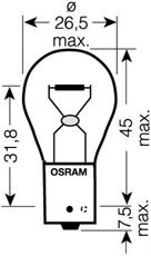 7507DC-02B Bec, semnalizator OSRAM 