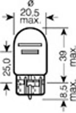 7515 Bec, lampa frana / lampa spate OSRAM 