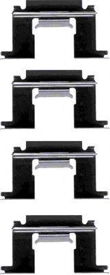 Set accesorii, placute frana