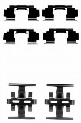 Set accesorii, placute frana