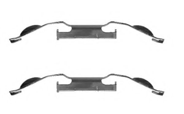 MBA1221 Set accesorii, etrier frana MINTEX 