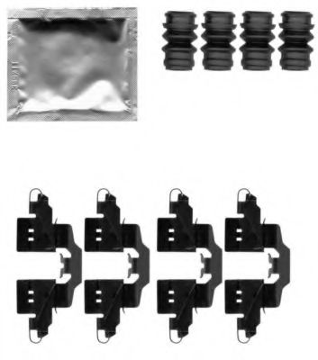 Set accesorii, placute frana