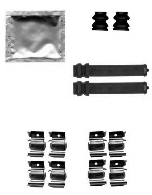 MBA1855 Set accesorii, placute frana MINTEX 