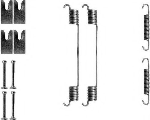 MBA814 Set accesorii, sabot de frana MINTEX 