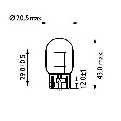 12065CP Bec, semnalizator PHILIPS 