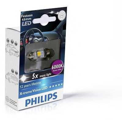 129466000KX1 Bec, lumini interioare PHILIPS 