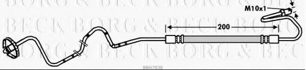 BBH7838 Furtun frana BORG & BECK 
