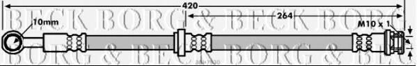 BBH7930 Furtun frana BORG & BECK 