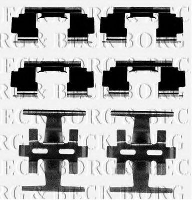 Set accesorii, placute frana