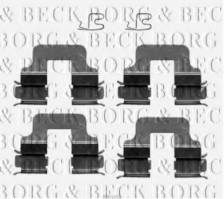 Set accesorii, placute frana