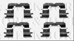 Set accesorii, placute frana