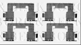 Set accesorii, placute frana