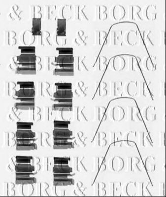 Set accesorii, placute frana