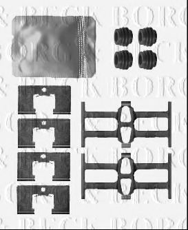 Set accesorii, placute frana